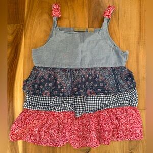 Wrangler Girls Layered Sleeveless Top
